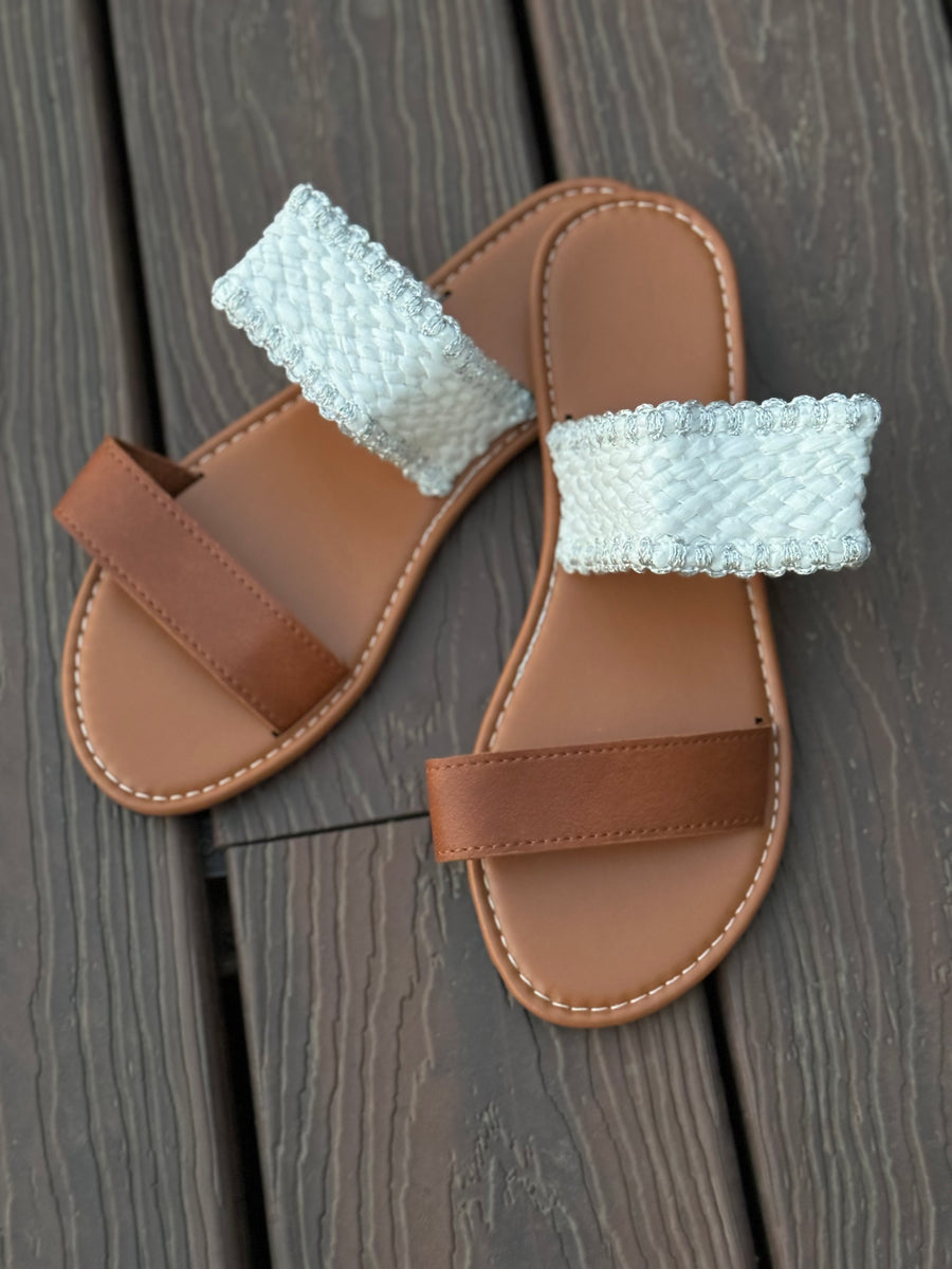 Chestnut Leather Sandals