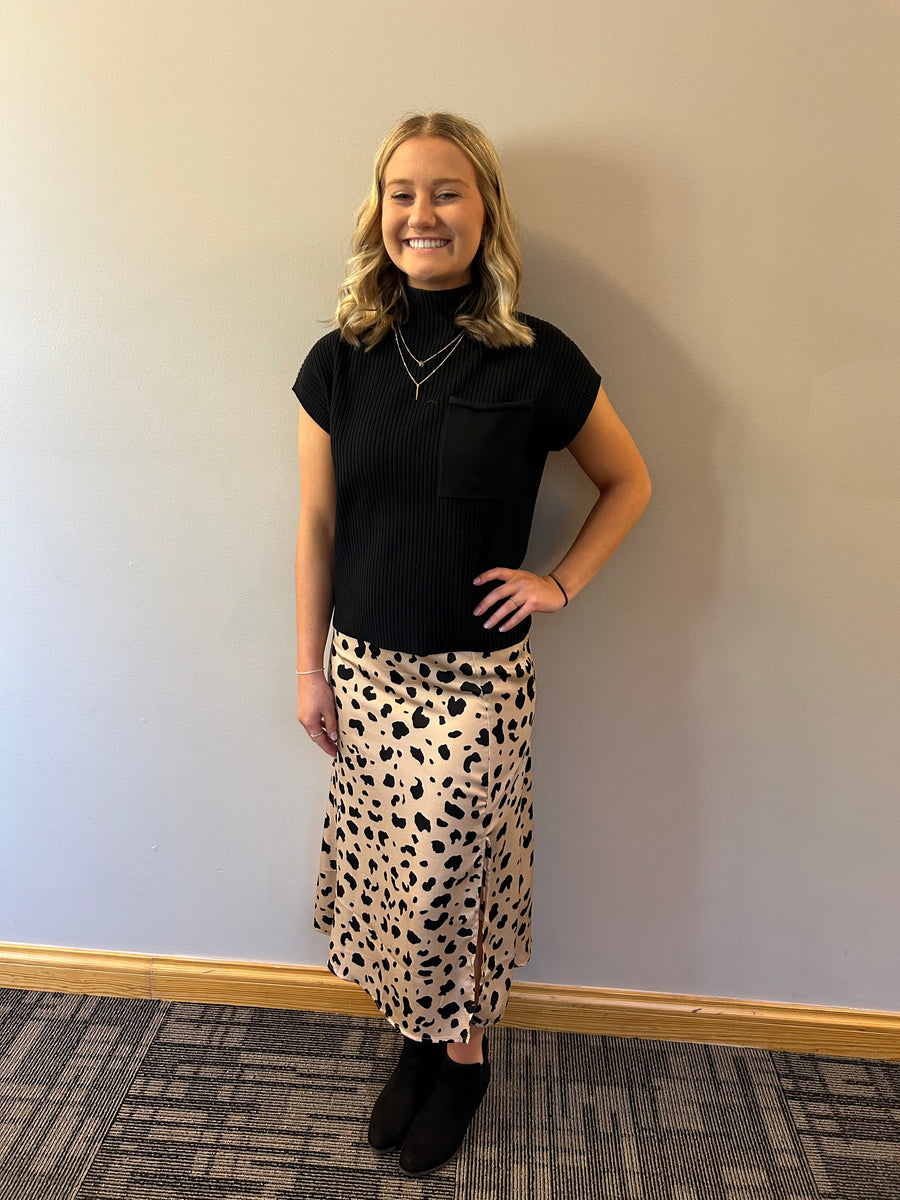 Lucy Leopard Skirt