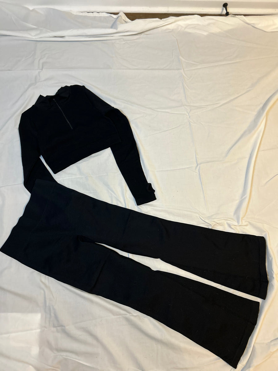 Ribbed Zip-Up Top